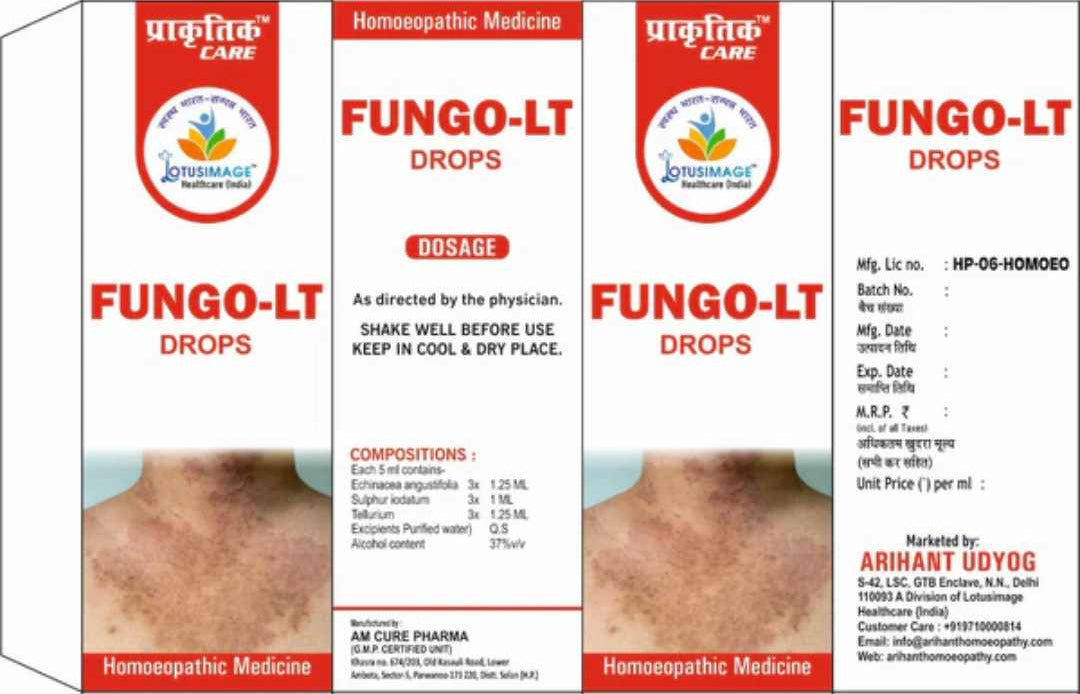 FUNGO-LT Drops – Natural Relief for Fungal Skin Infections (30ml)