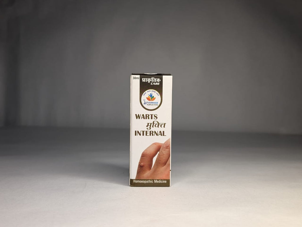 WARTS मुक्ति Internal Drops – Natural Internal Wart Removal Homeopathy (30ml)