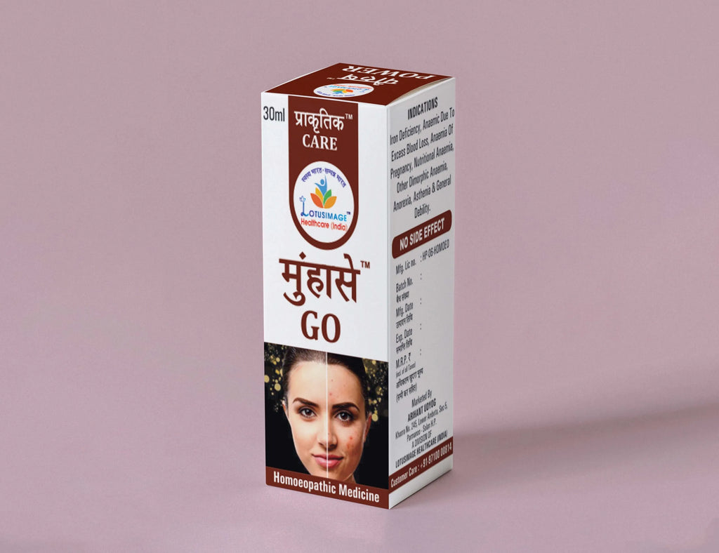 मुंहासे Go Homeopathy Tonic – Natural Acne and Pimple Relief (30ml)